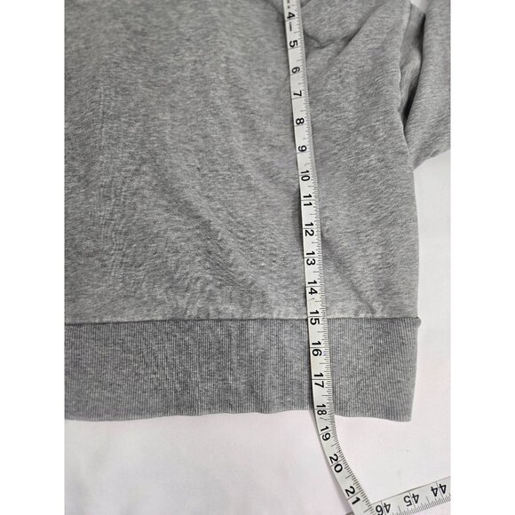 JoyLab Gray  Cropped‎ hoodie Small 98% Cotton 2% Spandex Athleisure - Picture 7 of 9